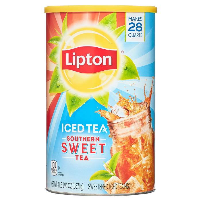 Lipton Iced Tea Mix, Southern Sweet Tea, 28 qt