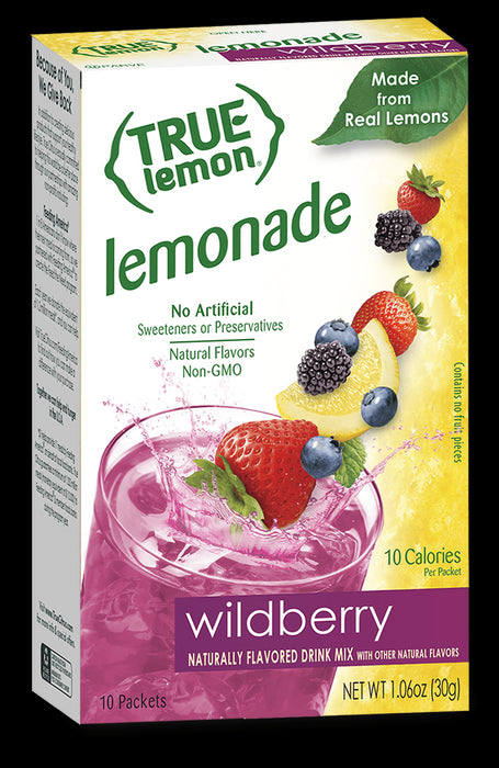 True Lemon Wildberry Lemonade Drink Mix, 10 Packets