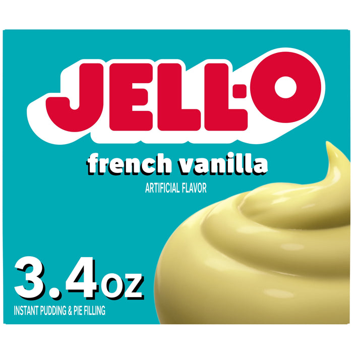 JELL-O French Vanilla Instant Pudding & Pie Filling Mix (3.4 oz Box)