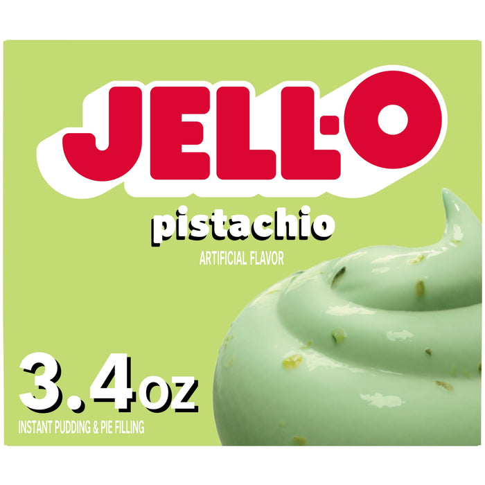 Jello Pistachio Pudding Mix 3.4oz Box