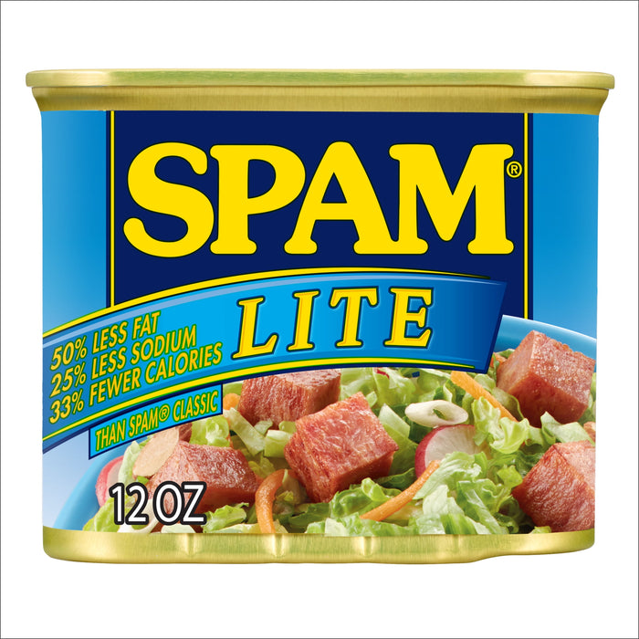 S-pam Lite, 50% Less Fat, 25% Less Sodium, 33% Less Calories 12 Oz Can