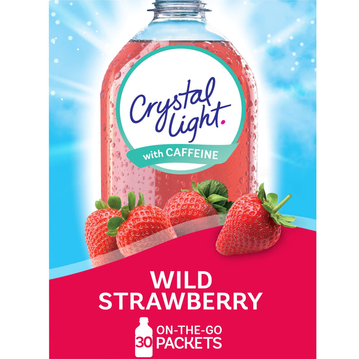 Crystal Light Wild Strawberry 30 Packets, 3.3 Oz. (Pack of 1)