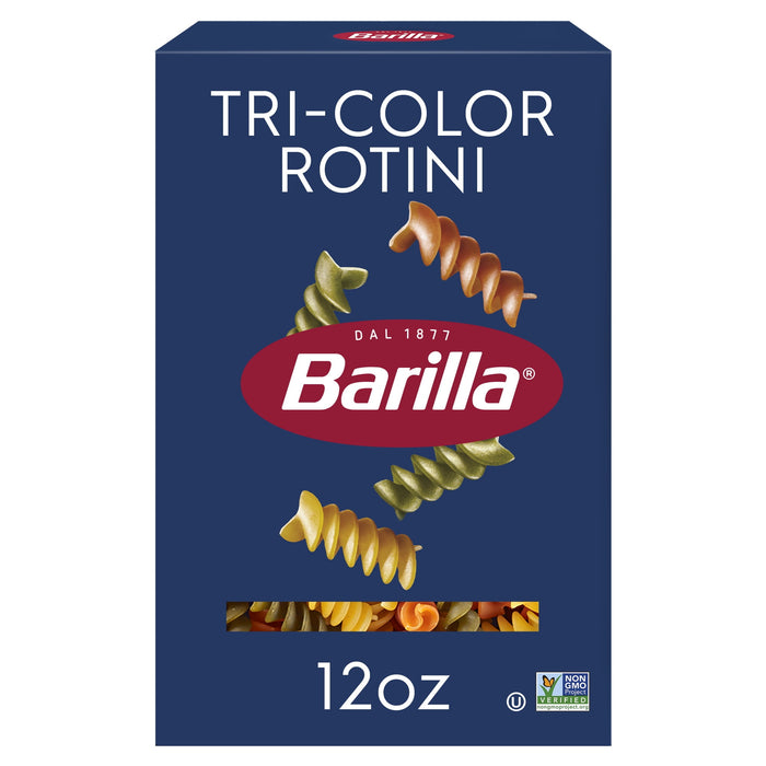 Barilla Tri-Color Rotini Pasta 12 oz. box