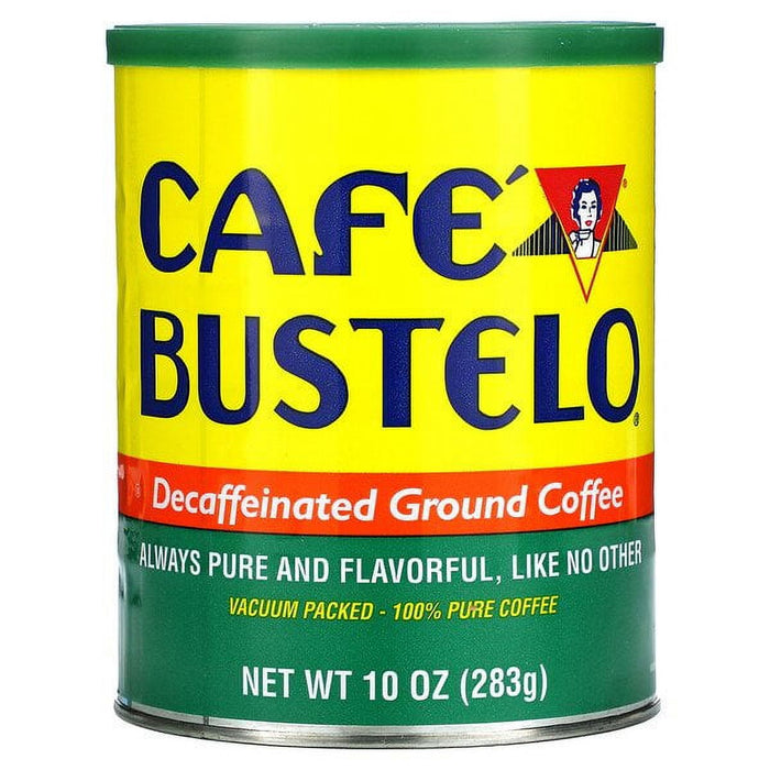 Bustelo Decaffeinated Ground Coffee Can, 10 oz Packaging May Vary