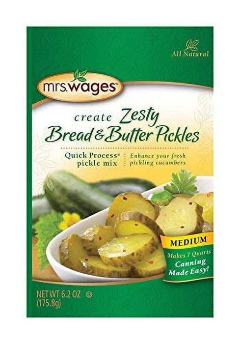 Mrs. Wages Zesty Bread & Butter Pickle Mix 6.2 oz