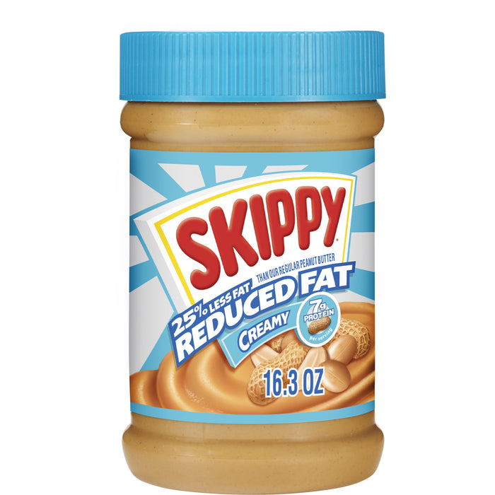 Skippy Reduced Fat Creamy Peanut Butter Spread, 16.3 Ounce