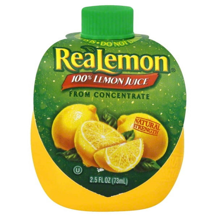 REALEMON SQUEEZE 100% Lemon Juice, 2.5 oz