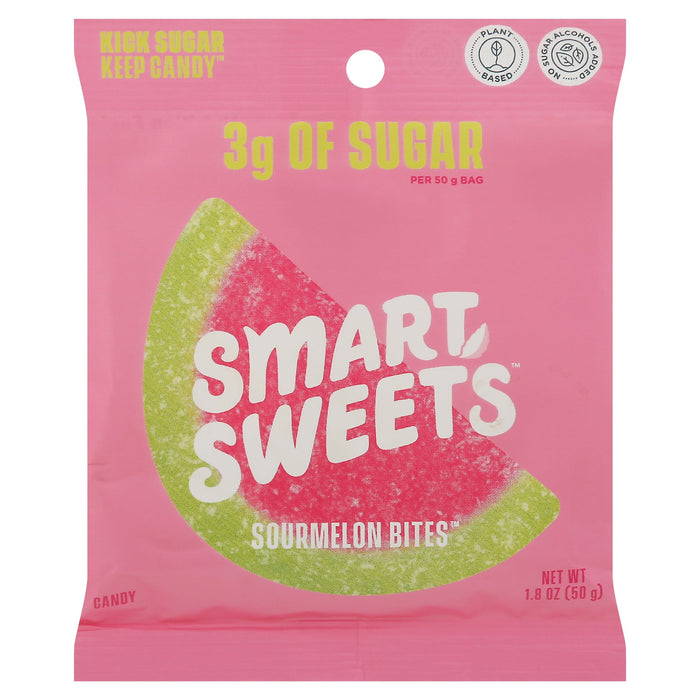 Smart Sweets Sourmelon Bites Watermelon Candy, 1.8 oz