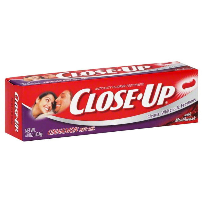 Close-Up Fluoride Toothpaste, Freshening Red Gel 4 oz