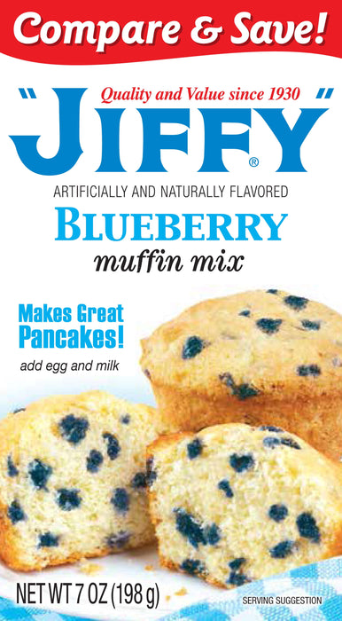 Jiffy Muffin Mix, Blueberry, 7 oz