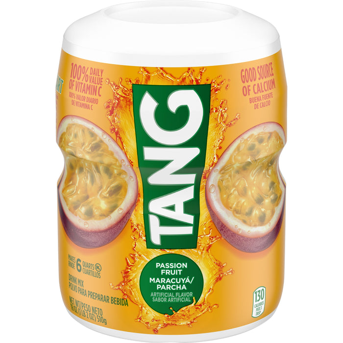 Tang Vitamins Passion Fruit Sweetened Powdered Drink Mix 1 Count 18 oz Canister