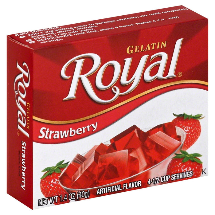 Royal Gelatin, Strawberry 1.4oz