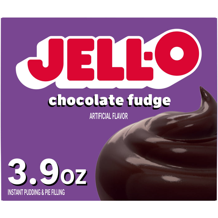 Jell-O Chocolate Fudge Instant Pudding, 3.9 Ounce