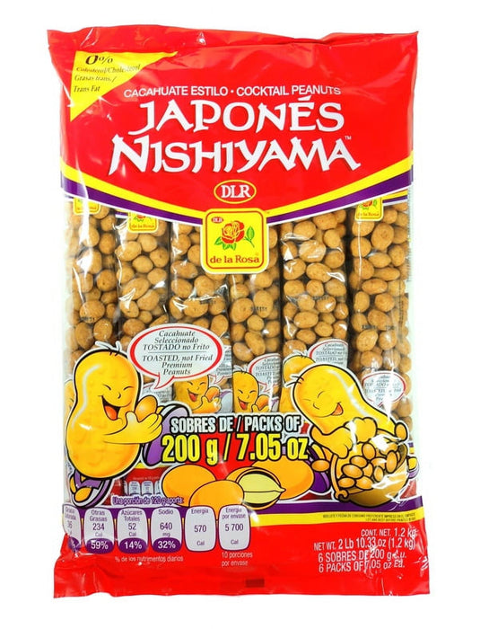 De La Rosa Cacahuate Japonés Cacahuatazo Peanuts 170g