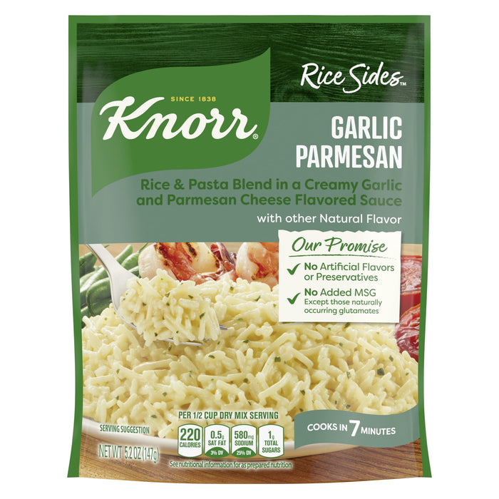 Knorr Rice Sides Dish Garlic Parmesan 5.2 oz