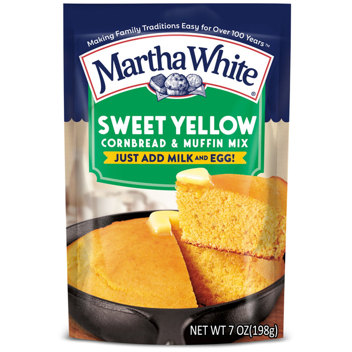 Martha White Sweet Yellow Cornbread Mix 7 Oz