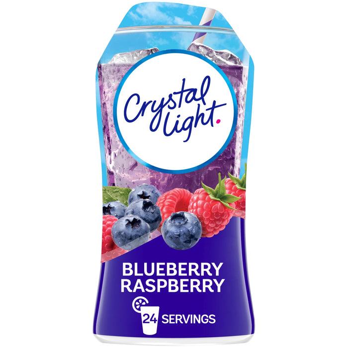 Crystal Light Sugar-Free Zero Calorie Liquid Water Enhancer - Blueberry Raspberry (1.62 fl oz Bottle)