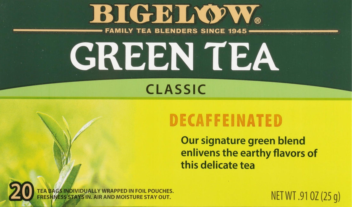 Bigelow Decaffeinated Green Tea Bags 20 Count