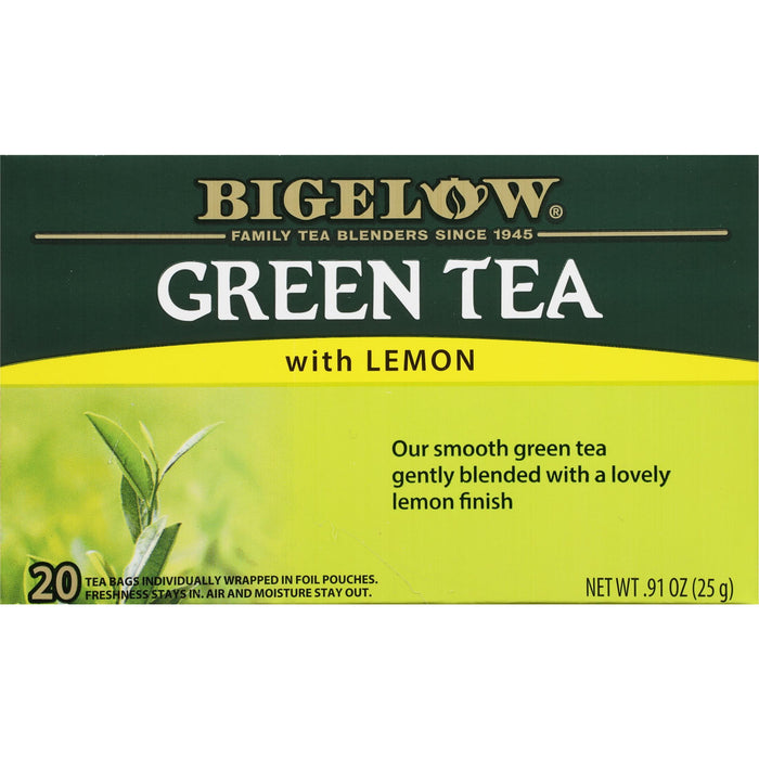 Bigelow Green Tea with Lemon 20-Count Boxes