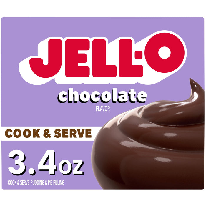 Jell-O Cook & Serve Chocolate Pudding & Pie Filling (3.4 oz Box)