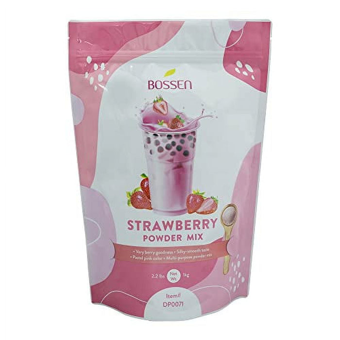 Bossen Bubble Tea Powder Mix Strawberry