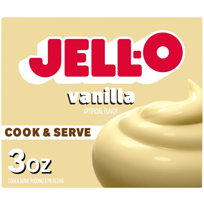 Jell-O Vanilla Cook & Serve Pudding, 3 oz