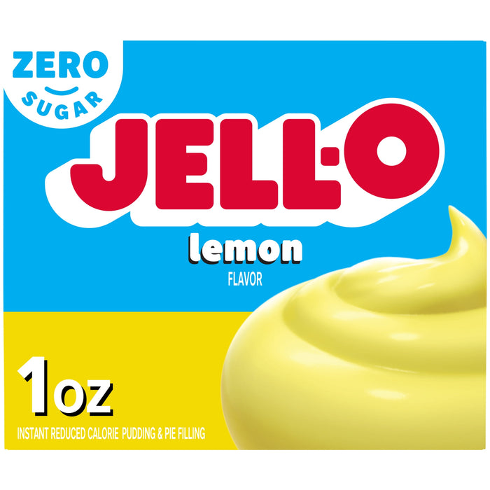 Jell-O Lemon Pudding Sugar Free/Fat Free, 1oz