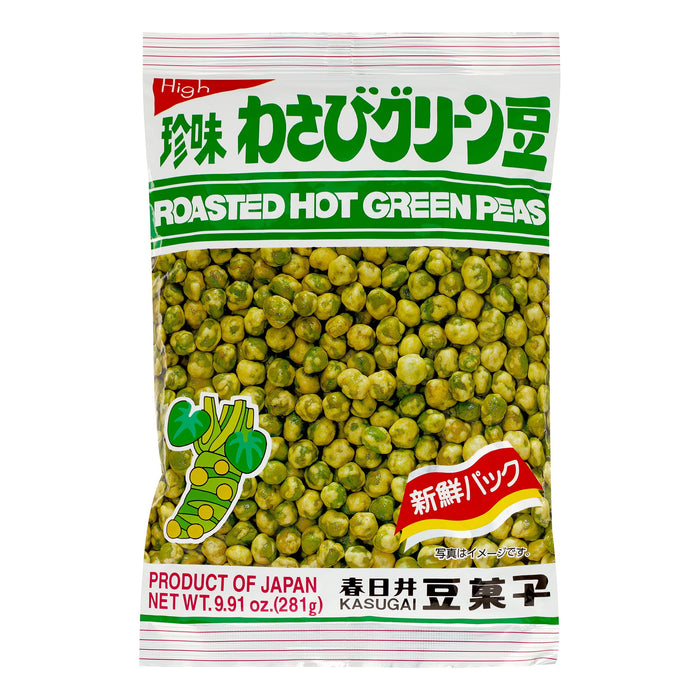 Kasugai Wasabi Roasted Hot Green Peas, 8.92 oz