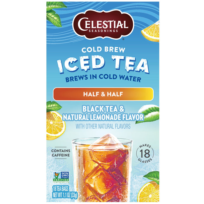 Celestial Seasonings Cold Brew Half & Half, 18 Count