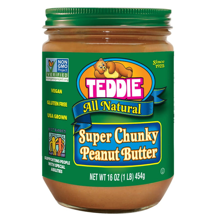 TEDDIE PEANUT BUTTER Peanut Butter, 16 OZ