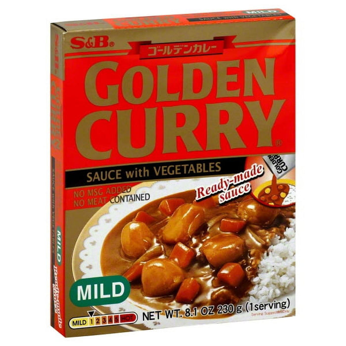 Golden Curry Vegetables with Sauce Mild - 8.1oz