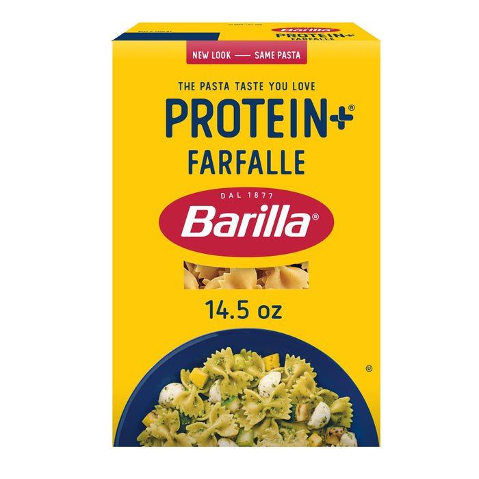 Barilla Protein+ Grain & Legume Pasta Farfalle, 14.5 oz