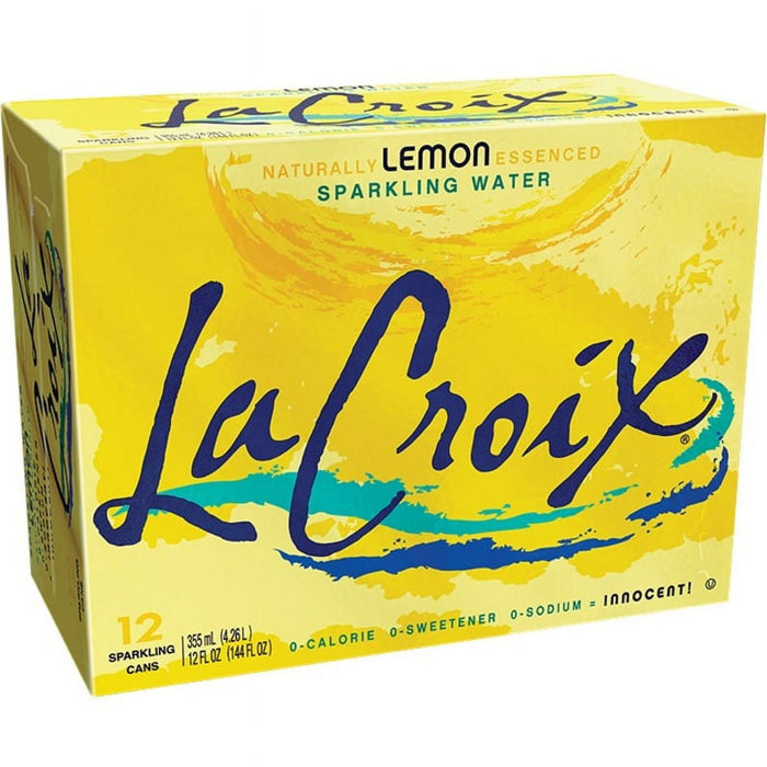 LaCroix, Sparkling Water, Lemon, 12 oz, 12 Count