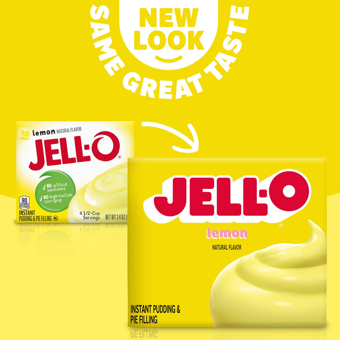 Jell-O Instant Lemon Pudding & Pie Filling (3.2 oz Box)