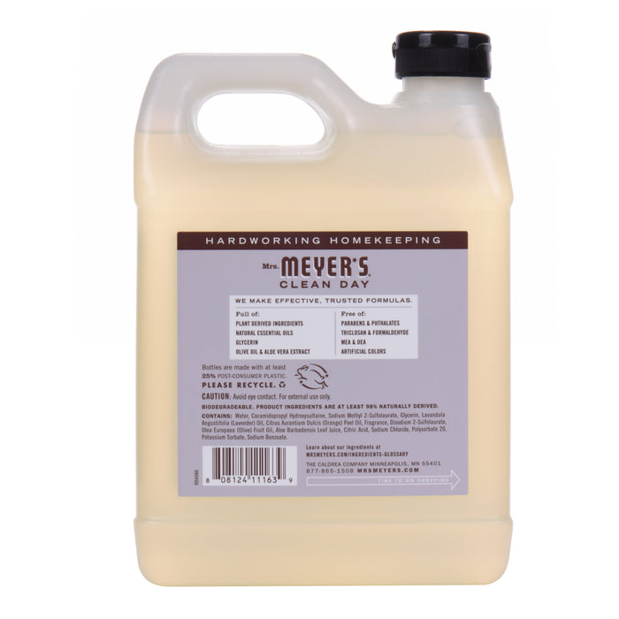 Mrs Meyer's, Soap Hand Liquid Refill Lavender, 33 Fl Oz