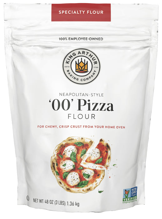 King Arthur 00 Pizza Flour, Non-GMO Project Verified - 48oz