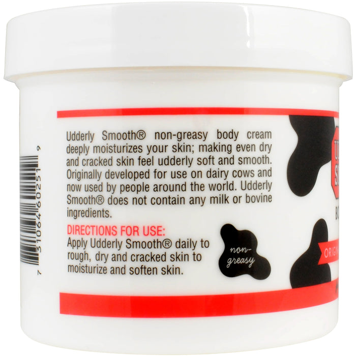 Udderly Smooth Udder Cream, Skin Moisturizer, 12 Ounce Jar