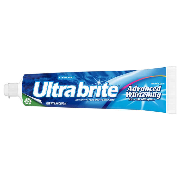 Frankel & Frankel Ultra Brite Advanced Whitening Toothpaste, Clean Mint 6 Ounce