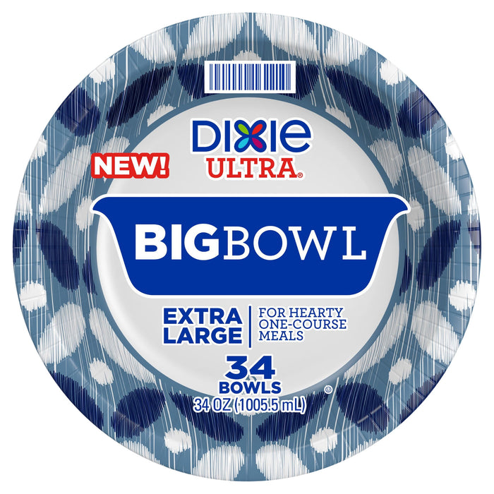 Geogia Pacific Big Bowl Paper Bowl, 34 Count, 34 oz