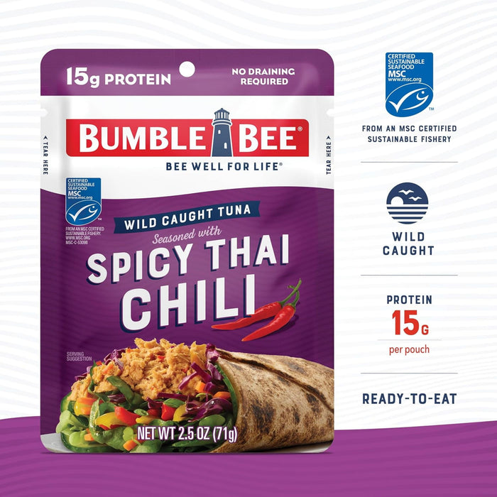 Bumble Bee Spicy Thai Chili Seasoned Tuna 2.5oz Pouch