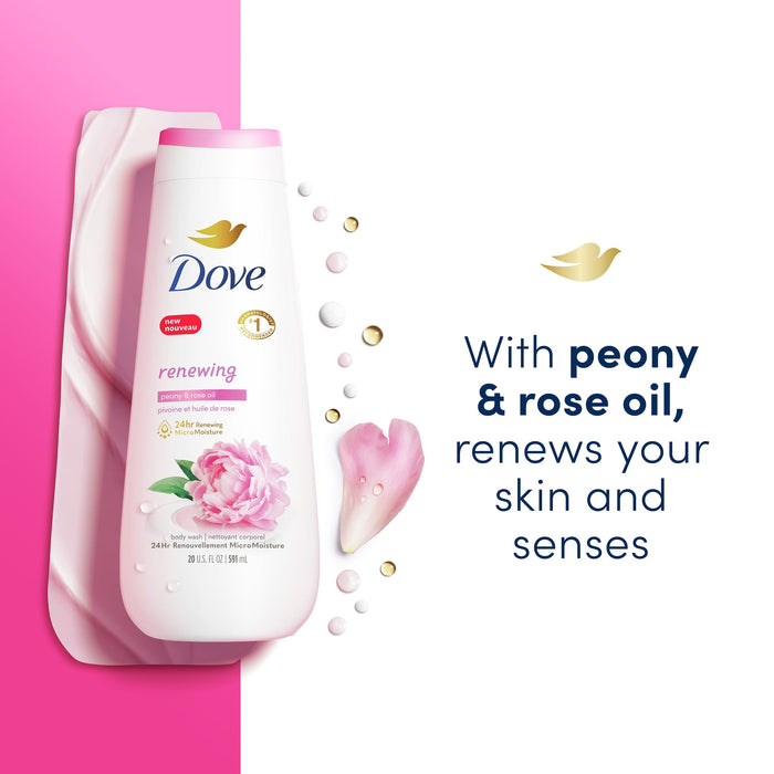 Dove Renewing Body Wash Peony & Rose Oil 20 fl. oz