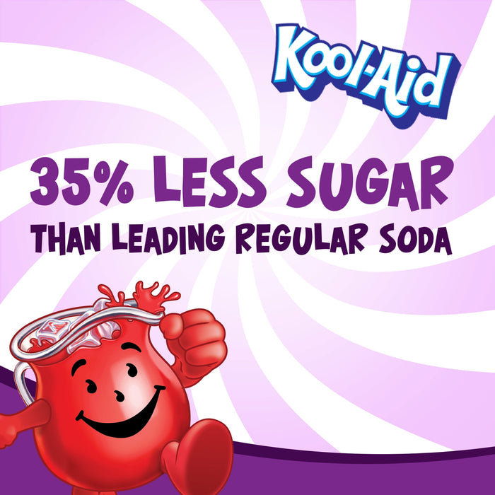 Kool-Aid Grape Flavored Powdered Drink Mix, 19 oz for 1 bottle