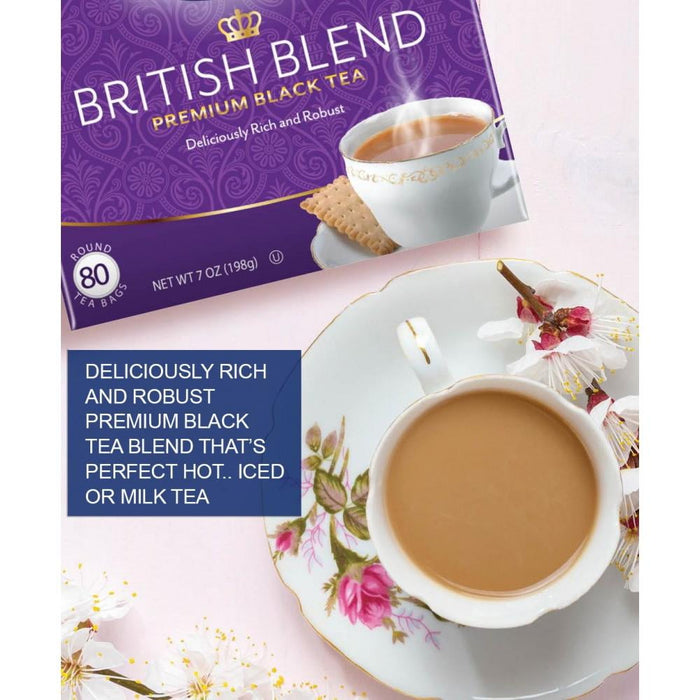 Tetley British Blend Premium Black Tea 80 Count