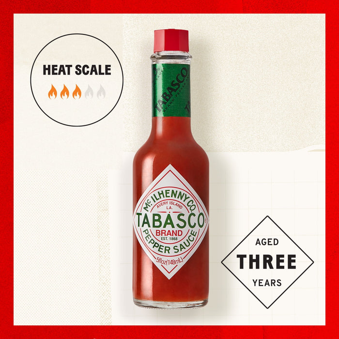 Tabasco Hot Sauce, Original Red Pepper - 5oz