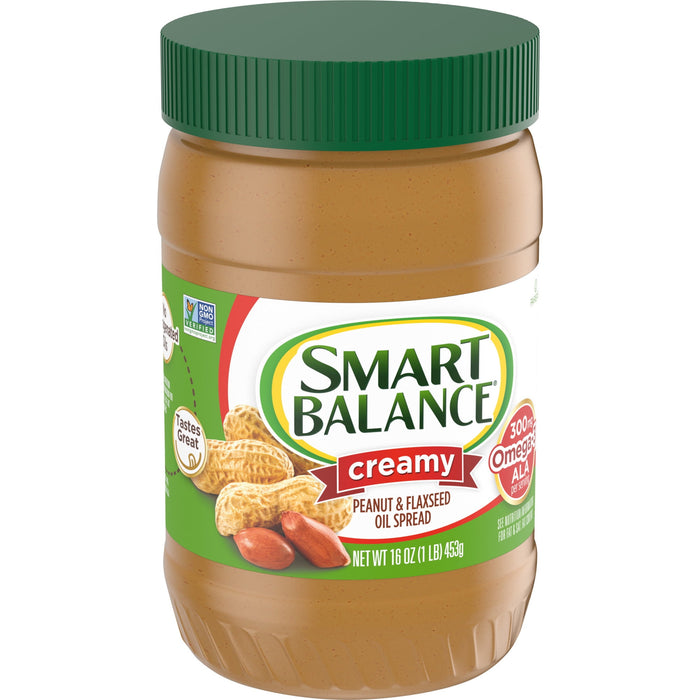 Smart Balance Creamy Peanut & Flaxseed Oil Spread 16 oz