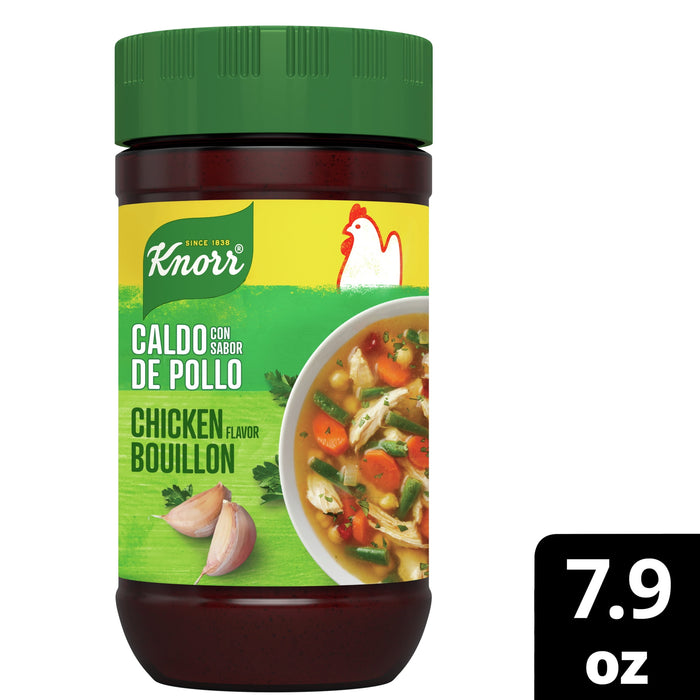 Knorr Chicken Flavor Bouillon For Sauces, Soups and Stews Granulated Fat and Cholesterol Free 7.9 oz