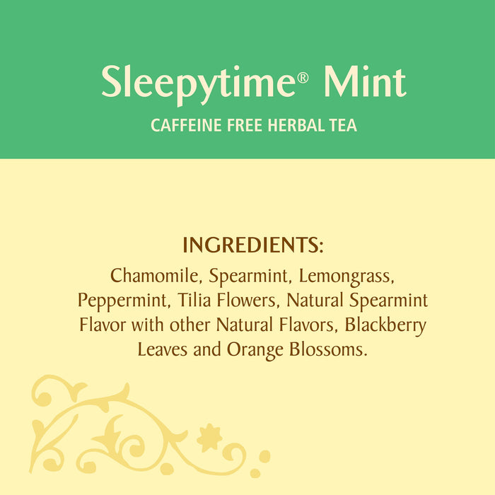 Celestial Seasonings Tea Sleepy time Mint 20 Bag, 20 ct