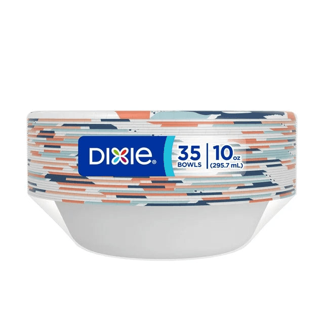 Dixie Paper Bowls, 10 oz 36 Count