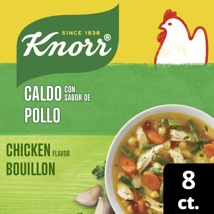 Knorr Cube Bouillon, Chicken, 8 cubes, 3.1 oz