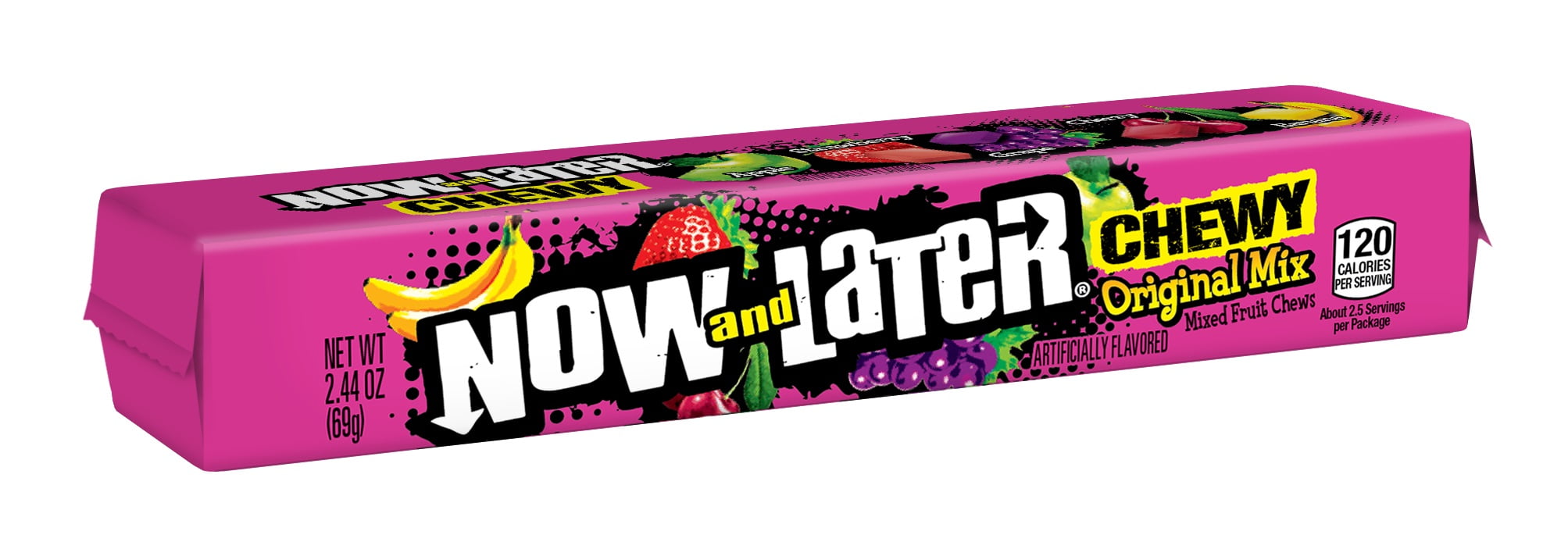 Now N Later Chewy Original Mix, Mixed Fruit Chews, 2.44 oz